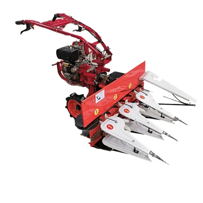 Agriculture Farming Process - Multifunctional Handheld Rice Wheat Harvester 1m