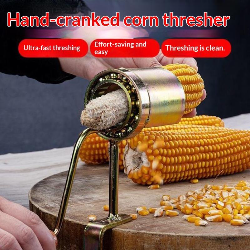 Corn Sheller Machine - ㈅Hand Crank Corn Peeler Thresher Shucker