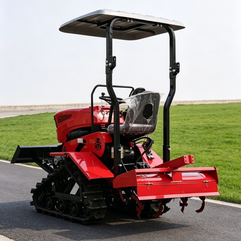 Farming Agriculture Machine - Customized 2026 Hot-Selling Crawler Rotary Tiller,