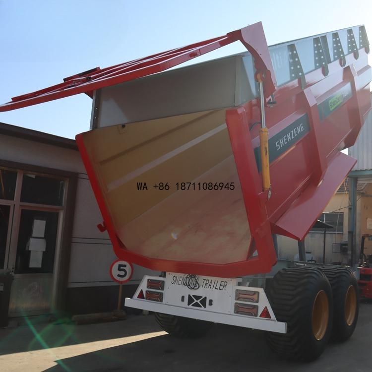 Agriculture Farming Tractor - 20 Ton Farm Dump Trailer Hydraulic