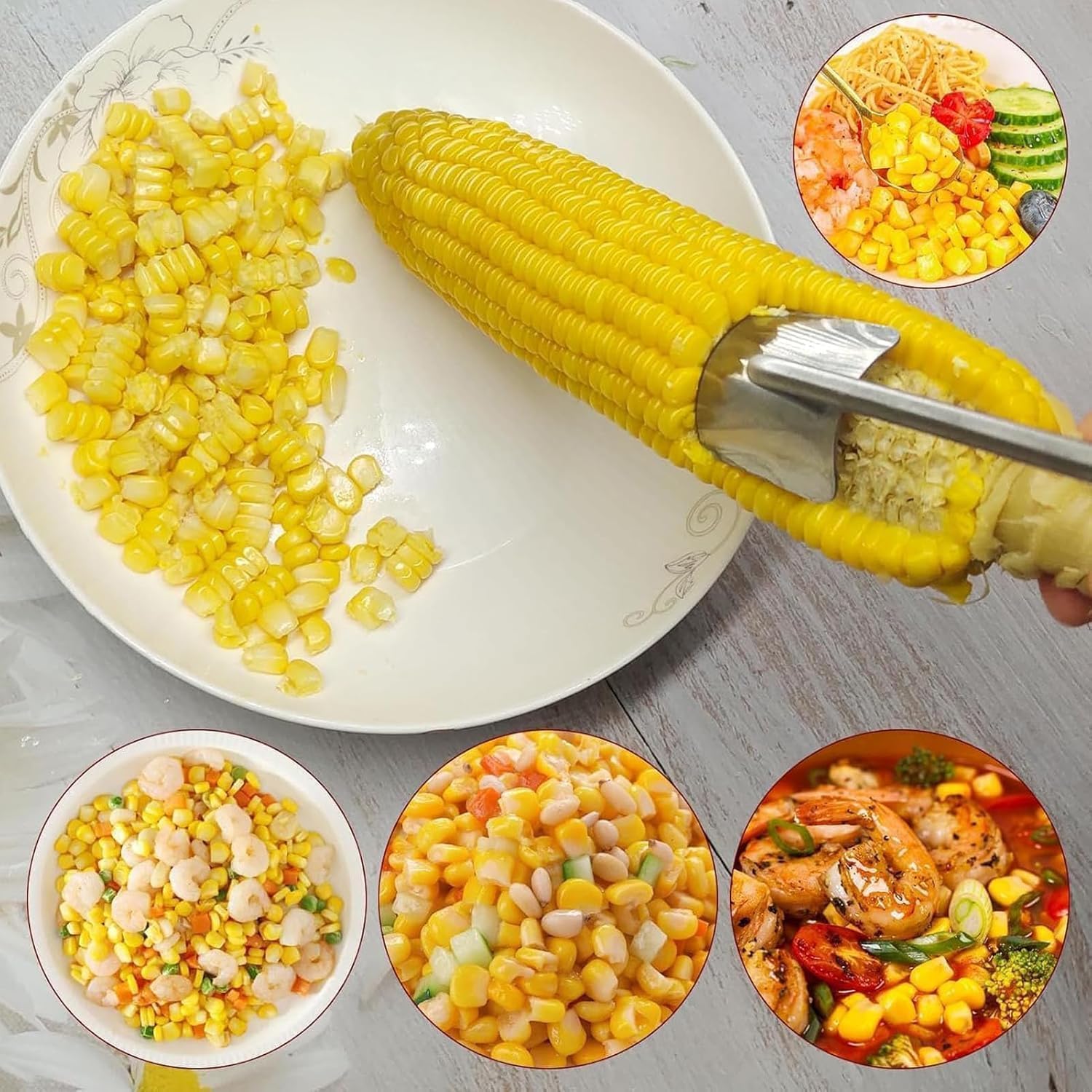 Corn Sheller Machine - Corn Peeler,Corn on The Cob Remover,Manually