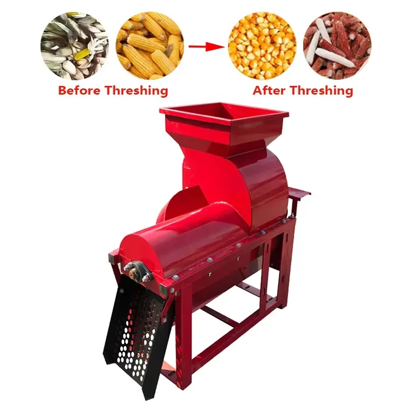 Corn Sheller Machine - High Threshing Rate Maize Dehusker Thresher
