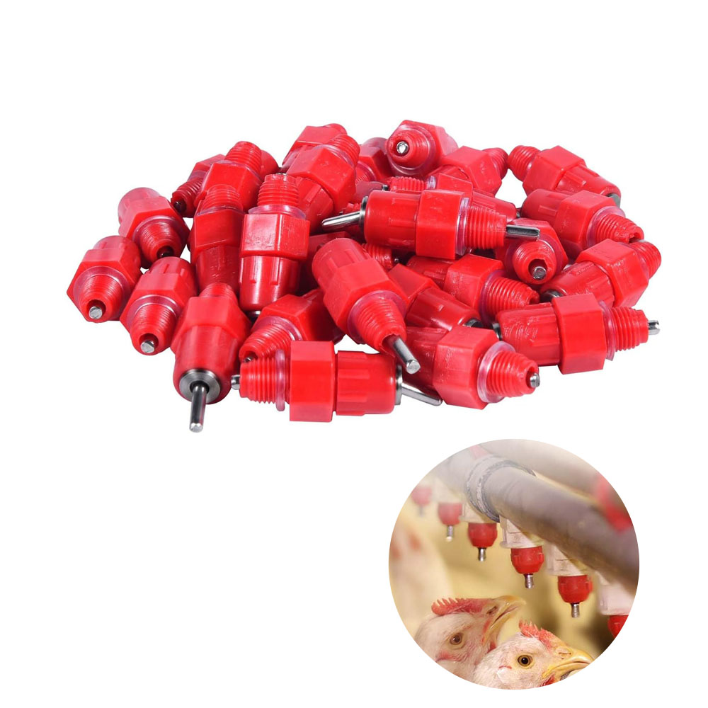 Chicken Nipple Drinker - Automatic Chicken Water Nipple Drinker Feeders