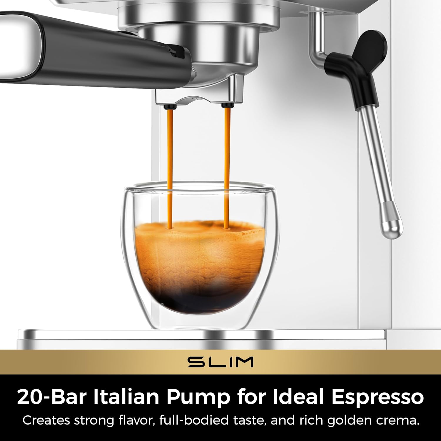 20 Bar Espresso Machine with M - đánh giá và giá Milking Machine