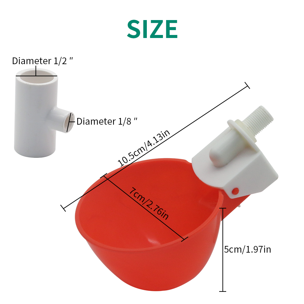 5/10/20Pcs Plastic Poultry Dri - đánh giá và giá Chicken Nipple Drinker