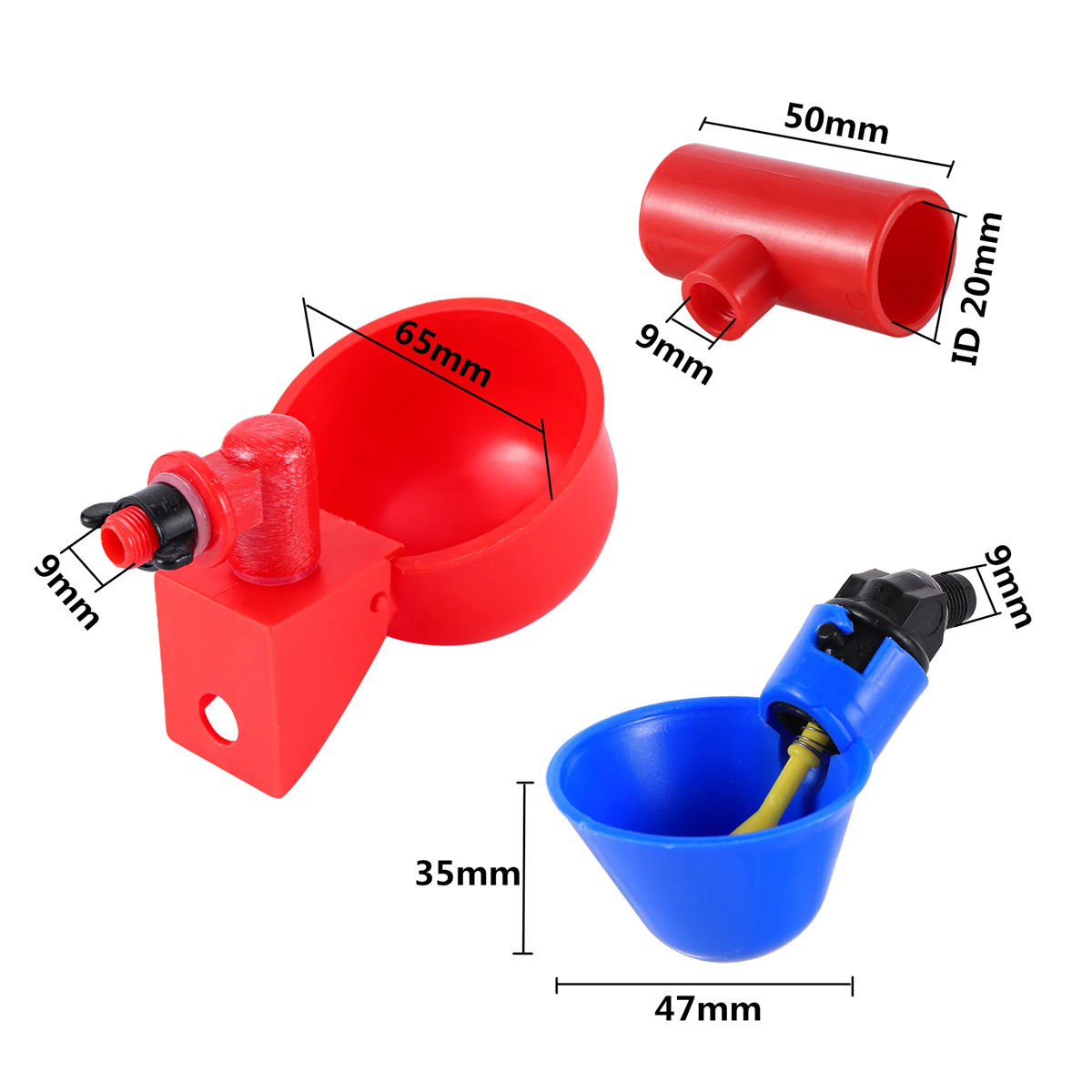 9mm Thread Interface Automatic - đánh giá và giá Chicken Nipple Drinker