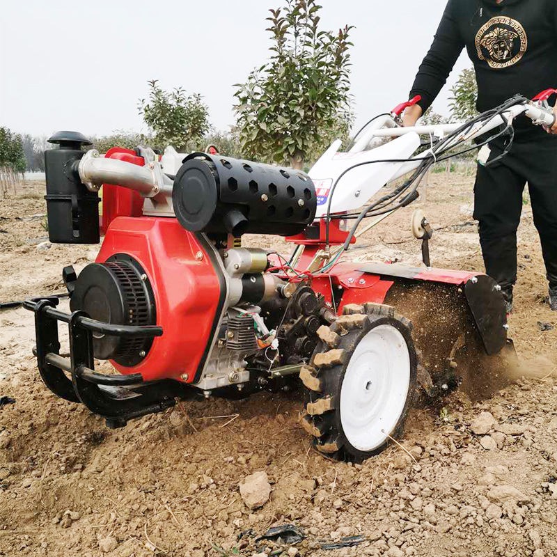 Rotary Tiller Walking Farm Tra - đánh giá và giá Agriculture Farming Tractor