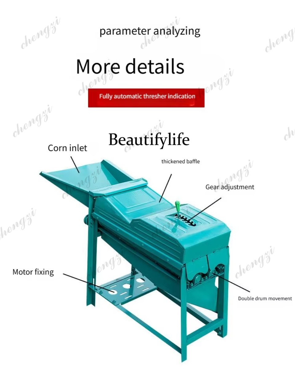 81 Automatic Corn Thresher Mac - đánh giá và giá Corn Sheller Machine
