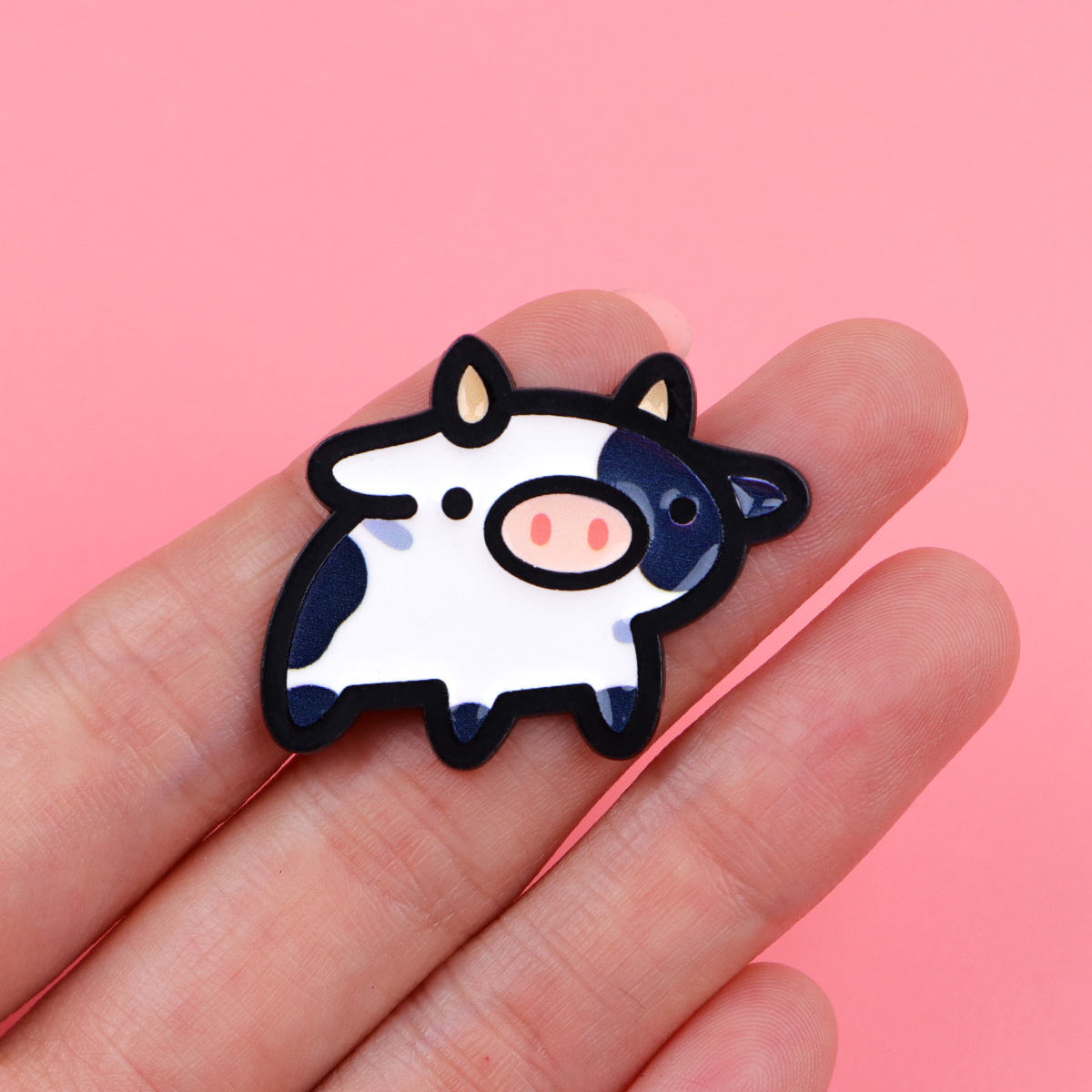 Cartoon Farm Cow Brooch Animal - đánh giá và giá Farming Japan