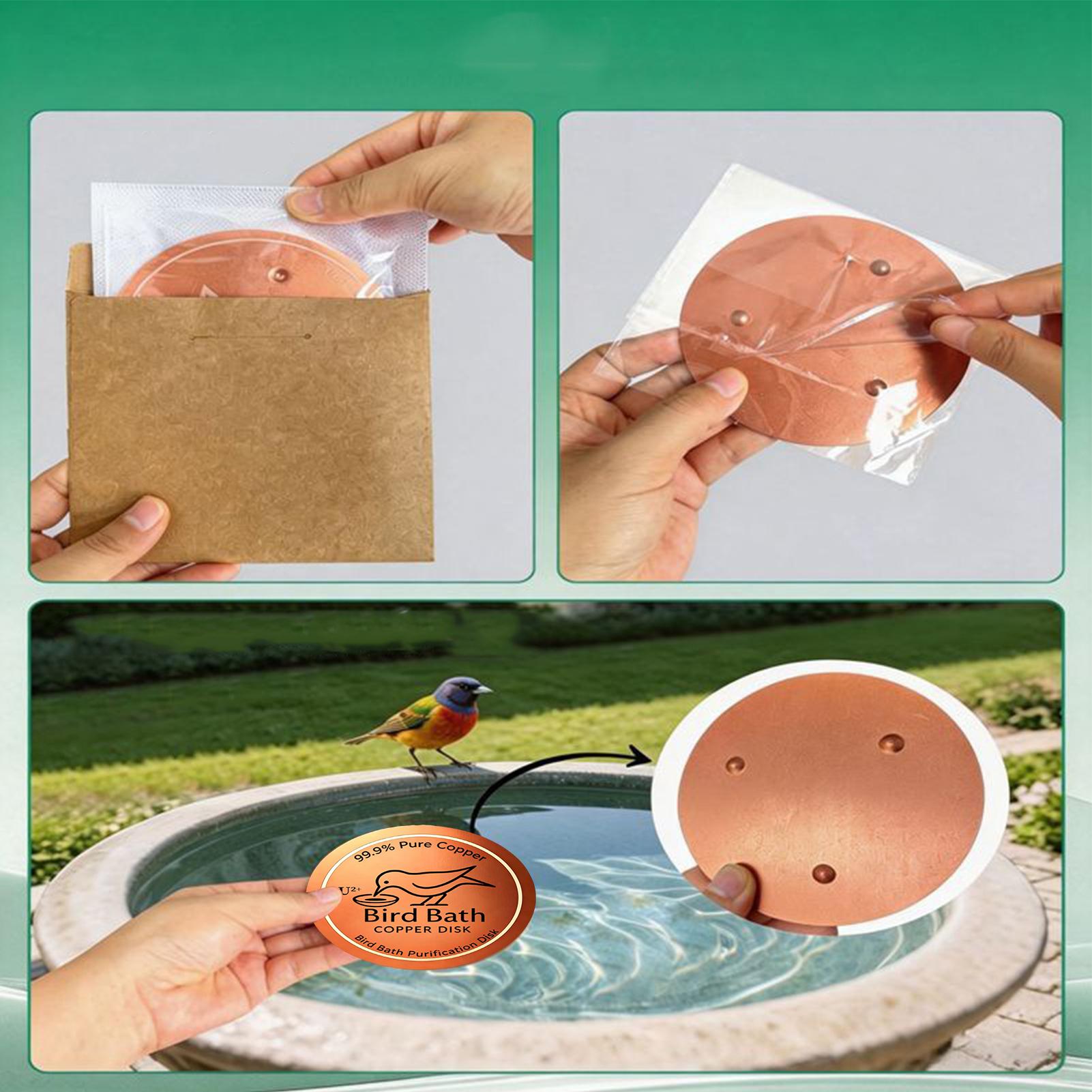 Bird Bath Copper Disk 0.6mm Th - đánh giá và giá Farming & Agriculture Word Stacks