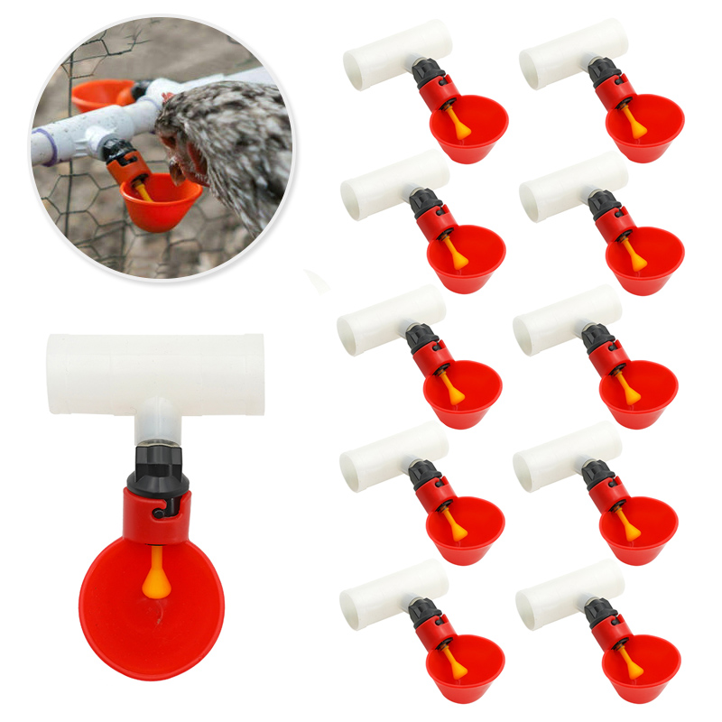 10Pcs Automatic Chicken Quail  - đánh giá và giá Chicken Nipple Drinker