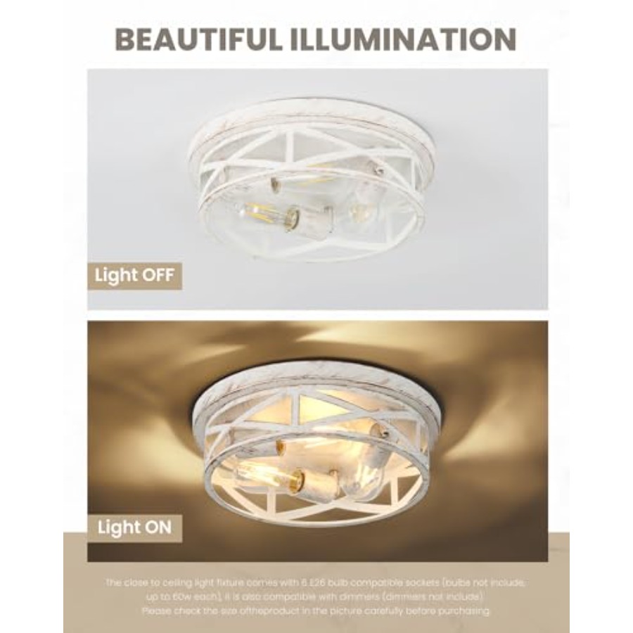13 inch Flush Mount Ceiling Li - đánh giá và giá Farming & Agriculture Word Stacks