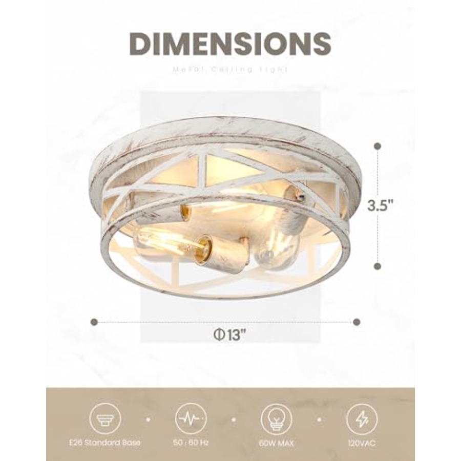 13 inch Flush Mount Ceiling Li - đánh giá và giá Farming & Agriculture Word Stacks